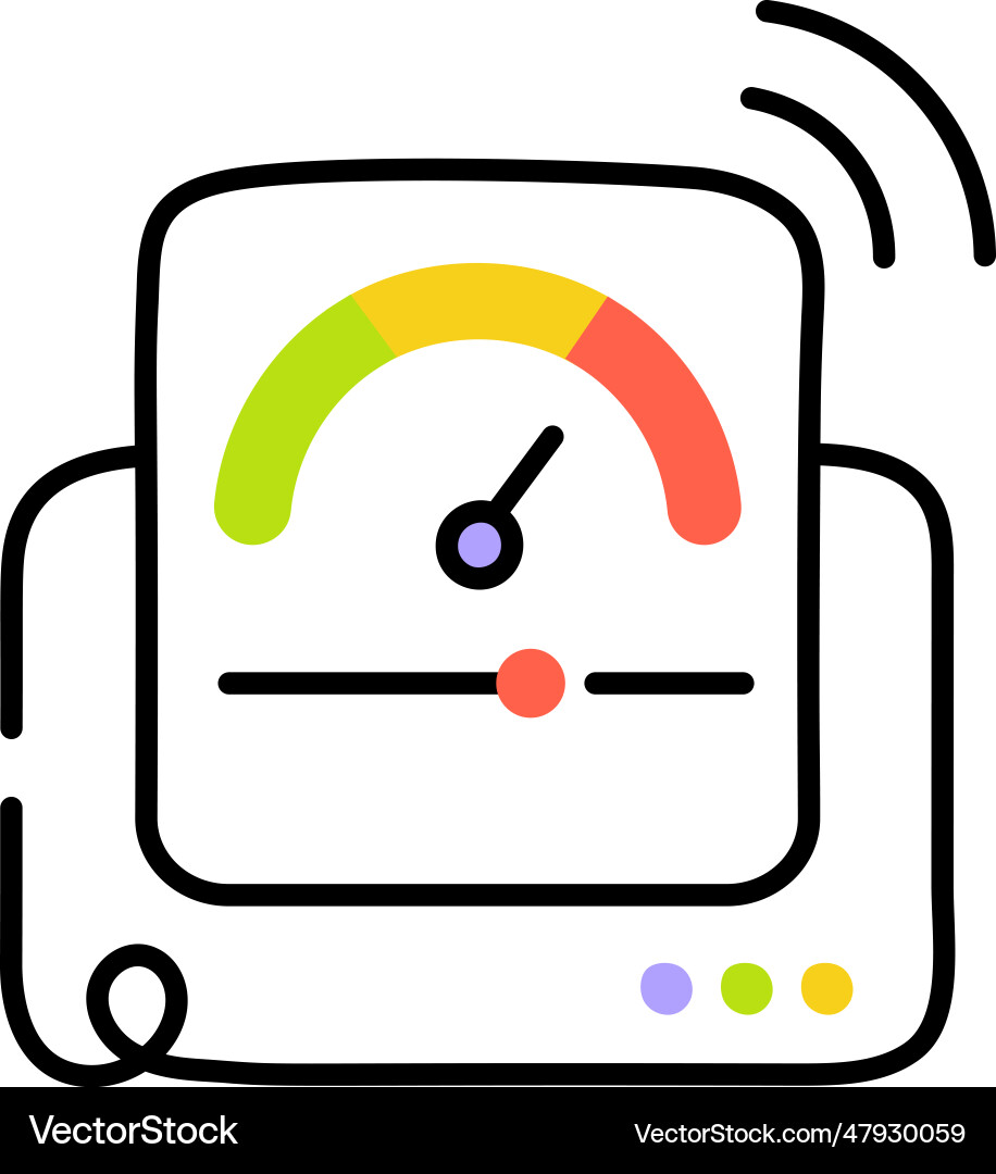 Web performance Vector Image