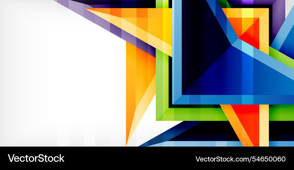 Abstract background color triangles and arrows Abstract background color triangles and arrows Vector Image