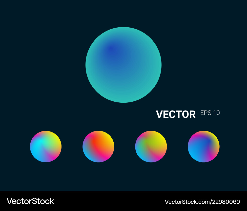 Abstract Blurred Gradient Mesh vector image