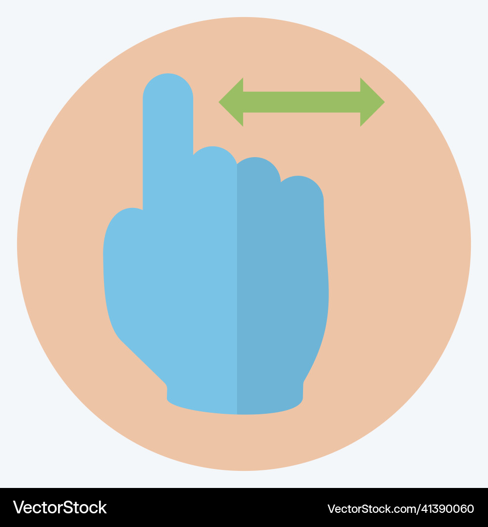 Icon vertical scroll 2 - flat style simple Icon vertical scroll 2 - flat style simple vector image