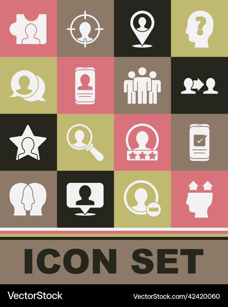 Set user of man smartphone project team base Set user of man smartphone project team base vector image