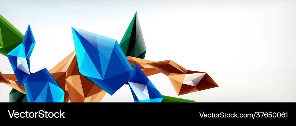 3d triangles and pyramids abstract 3d triangles and pyramids abstract vector image