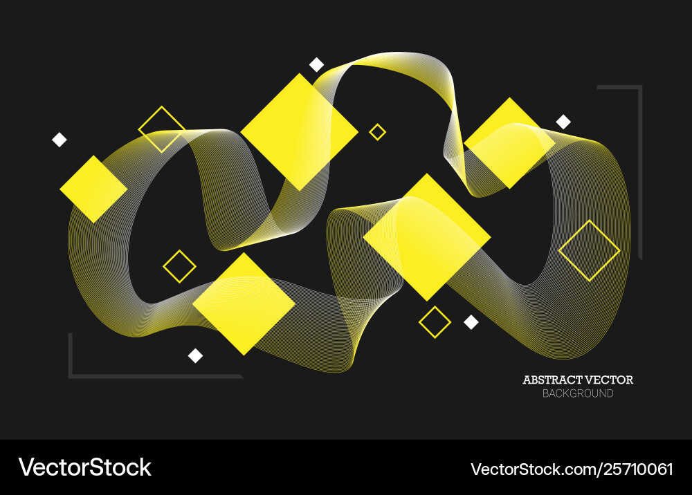 Abstract background with dynamic linear waves Abstract background with dynamic linear waves vector image
