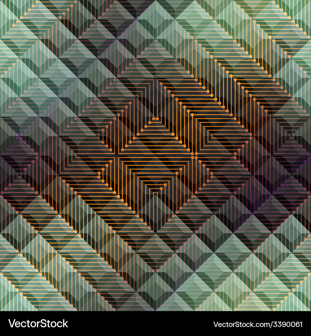 Abstract matrix pattern on geometric background Abstract matrix pattern on geometric background vector image