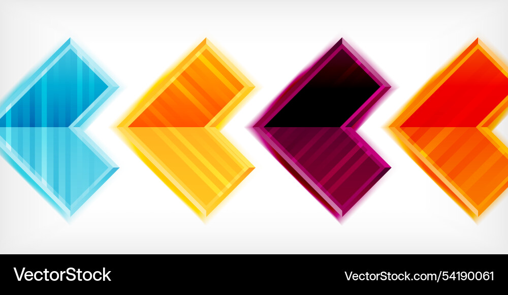 Arrow geometric abstract background Royalty Free Vector
