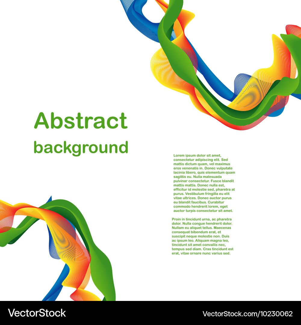 Abstract wave design Vector Image
