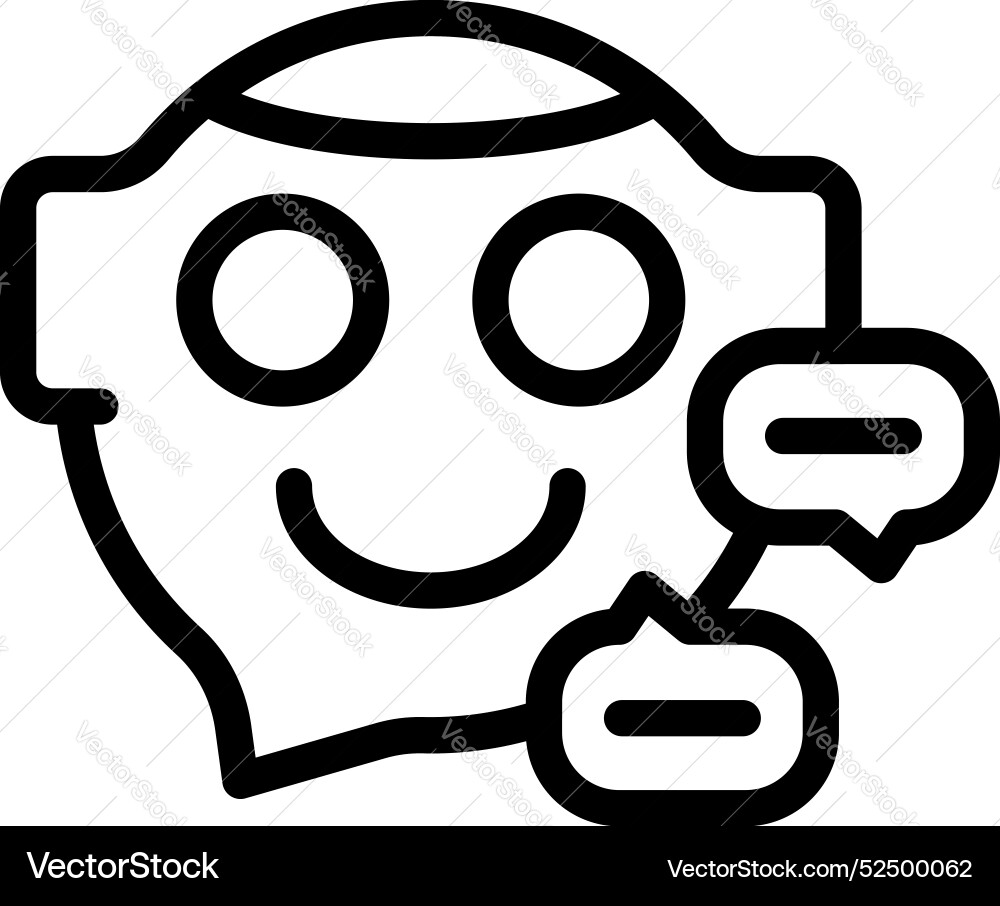 Chatbot speaking with speech bubbles displaying Chatbot speaking with speech bubbles displaying vector image