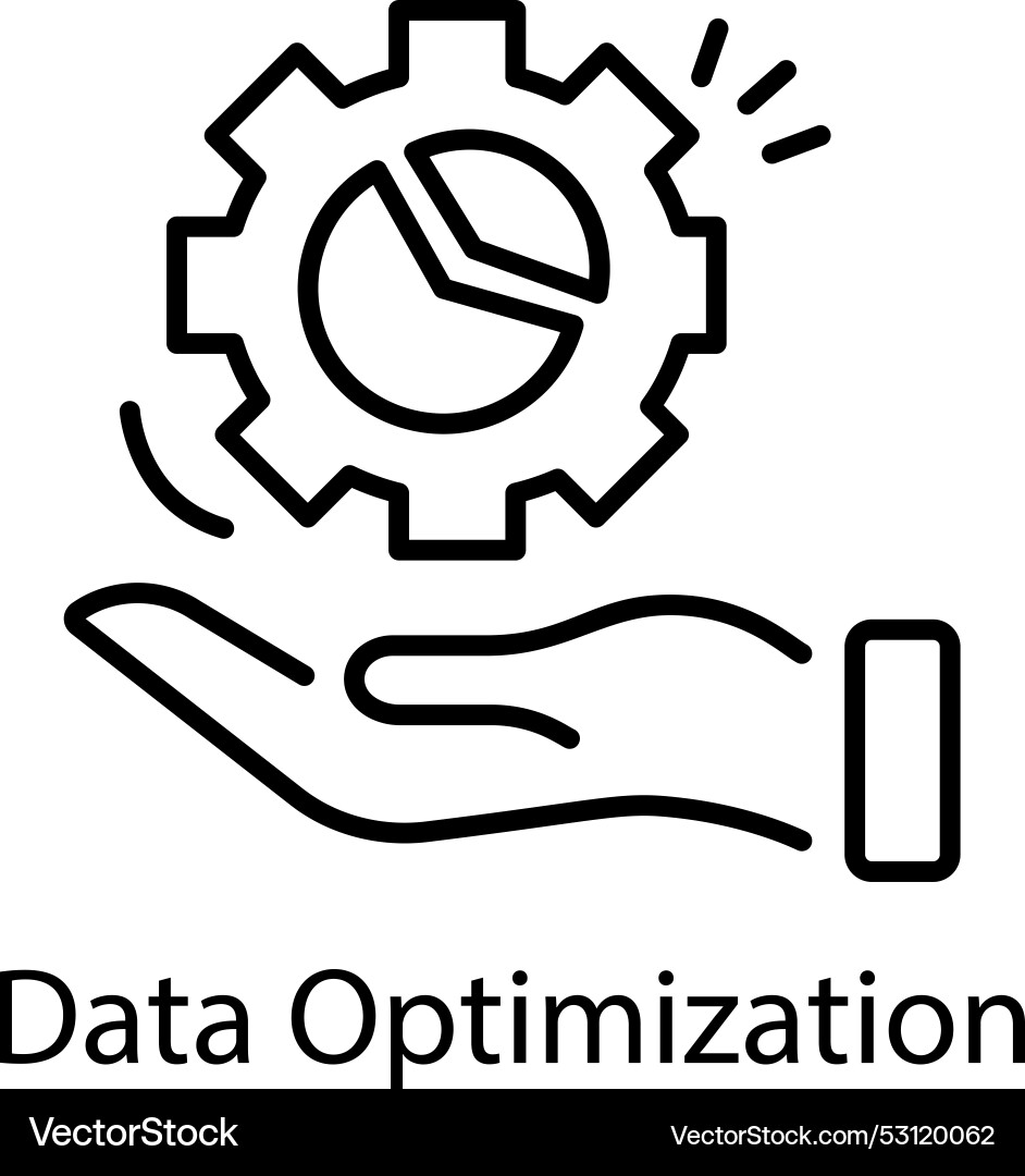 Data optimization vector image