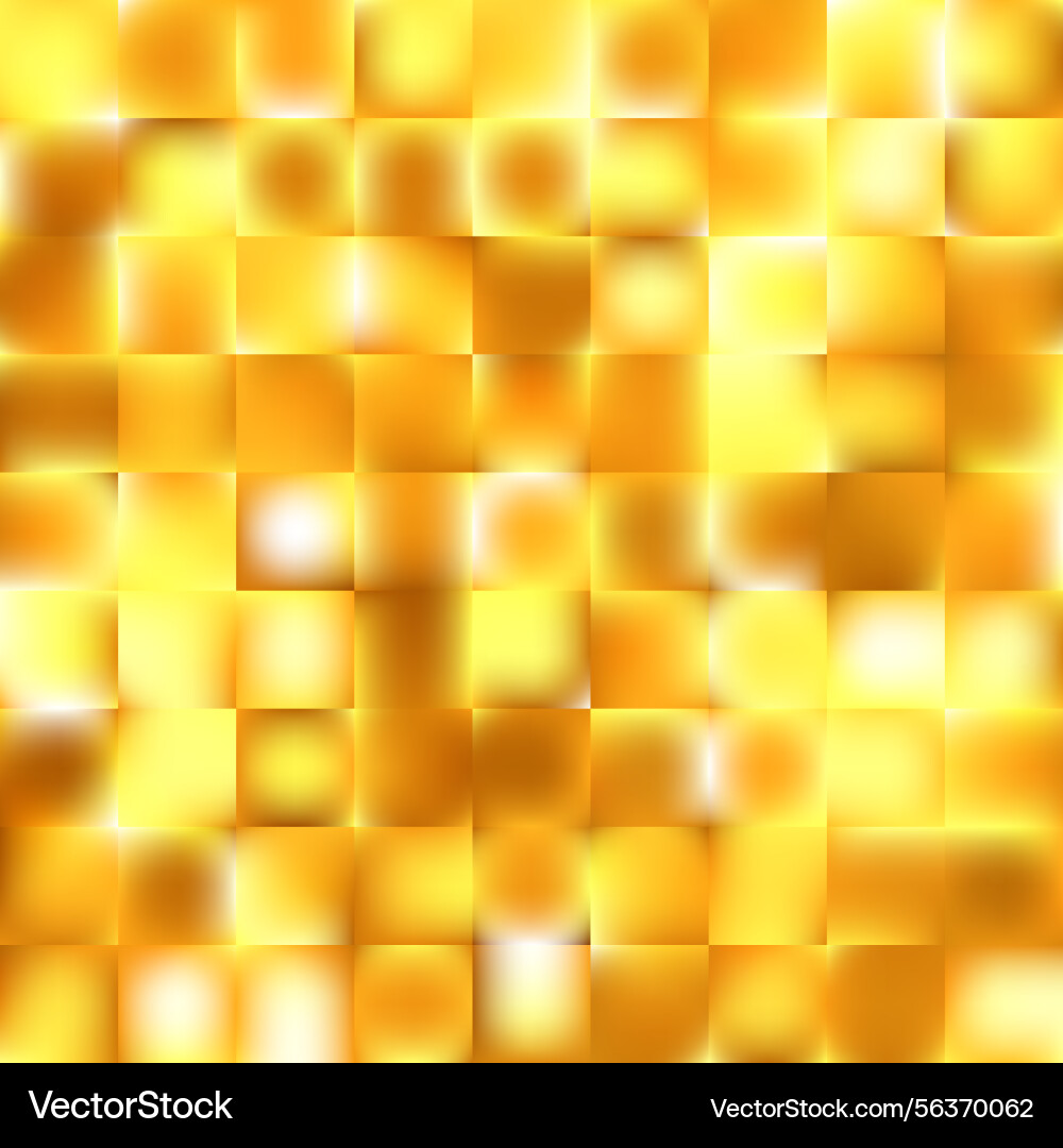 Glowing abstract background with square shaped Vector Image