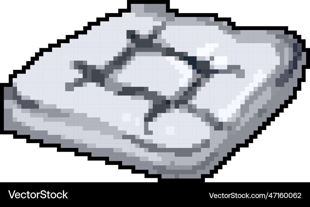 Möbel Sitzkissen Spiel Pixel Kunst Möbel Sitzkissen Spiel Pixel Kunst vektorbild