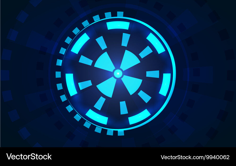 Sci fi futuristic user interface hud vector image