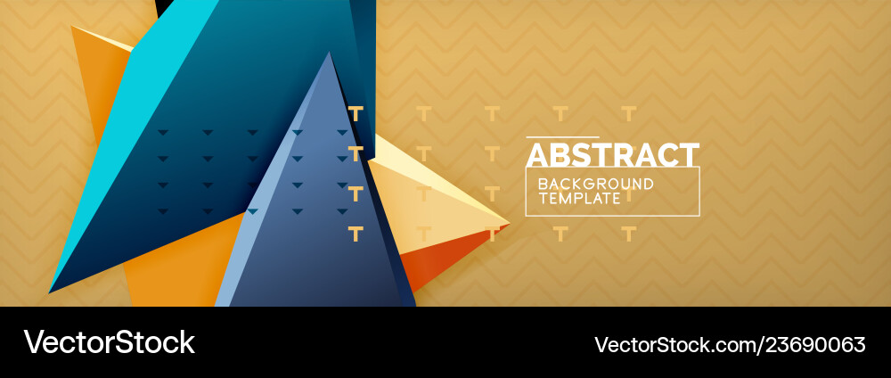 3d triangular shapes abstract background 3d triangular shapes abstract background vector image