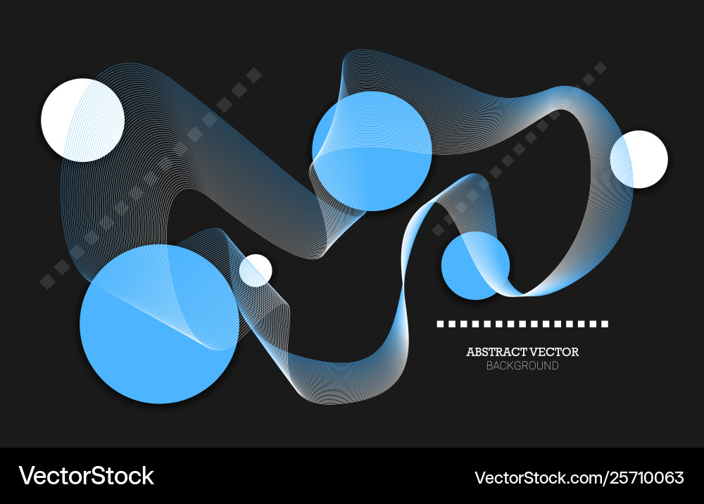 Abstract background with dynamic linear waves Abstract background with dynamic linear waves vector image