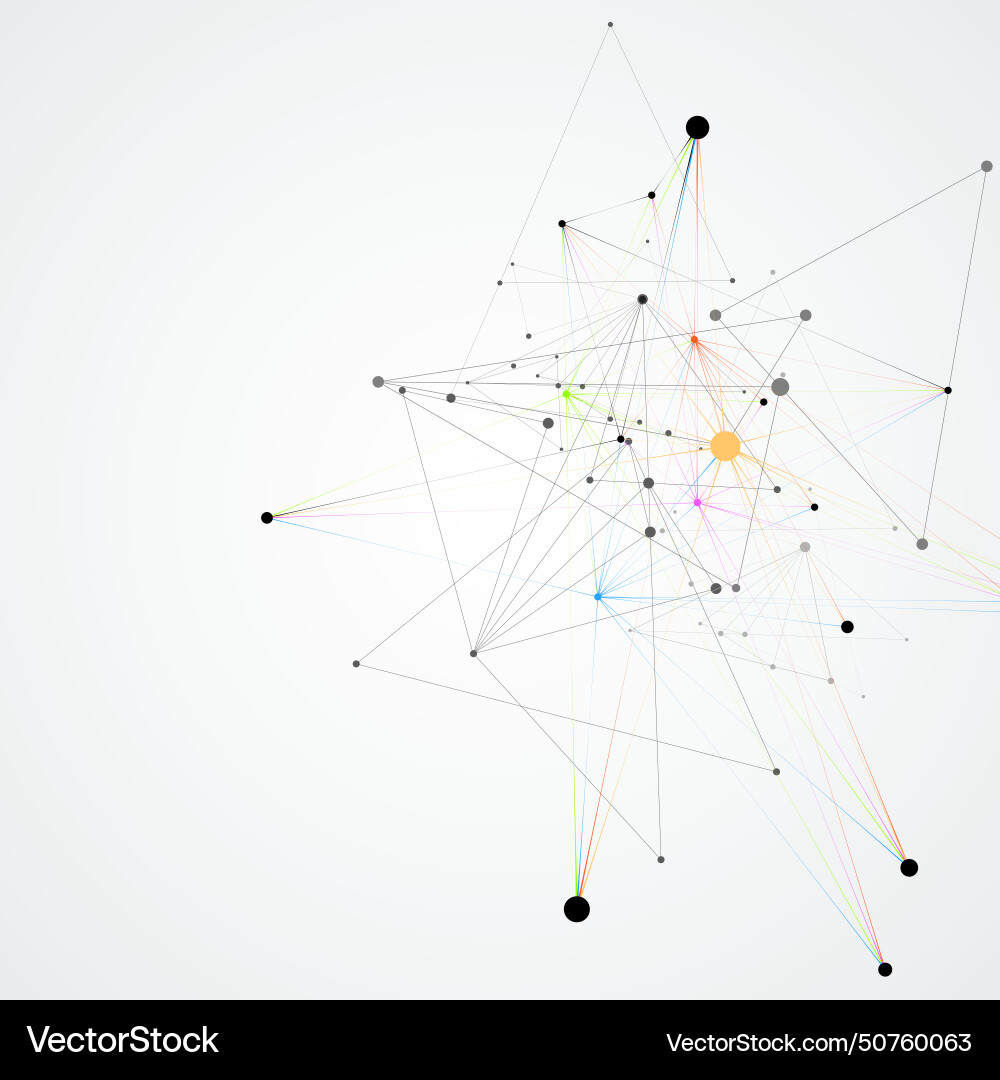 Abstract molecular network pattern Abstract molecular network pattern vector image