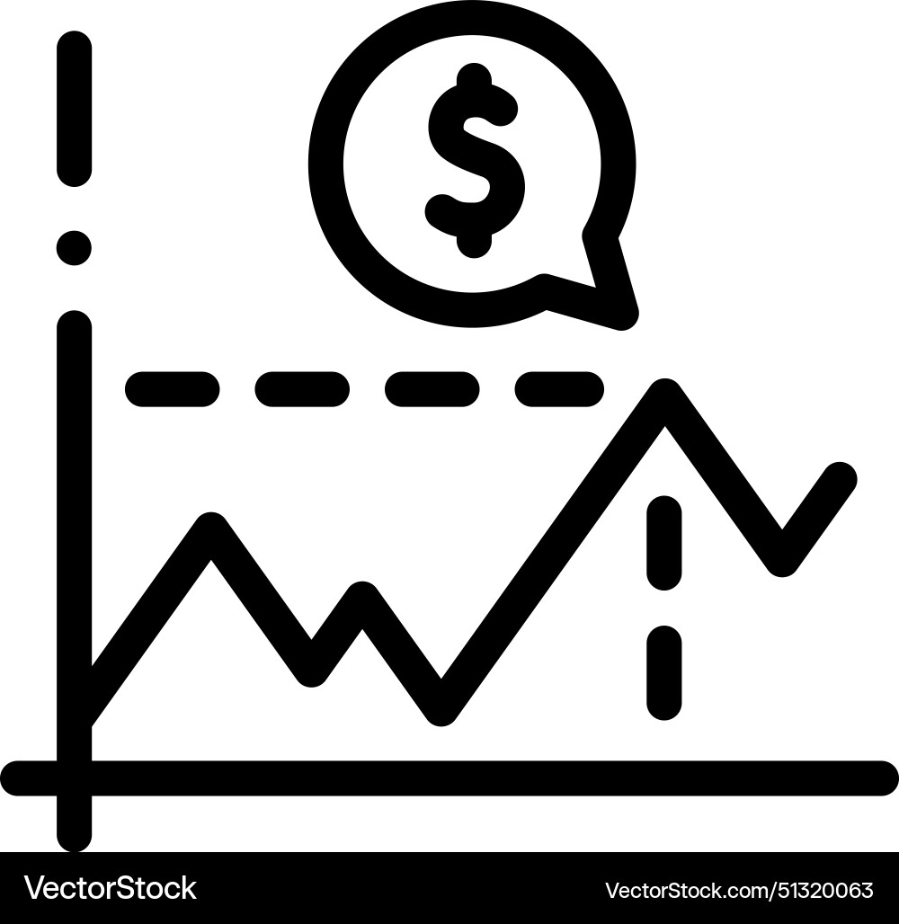 Aggregate demand icon thin linear style design Aggregate demand icon thin linear style design vector image