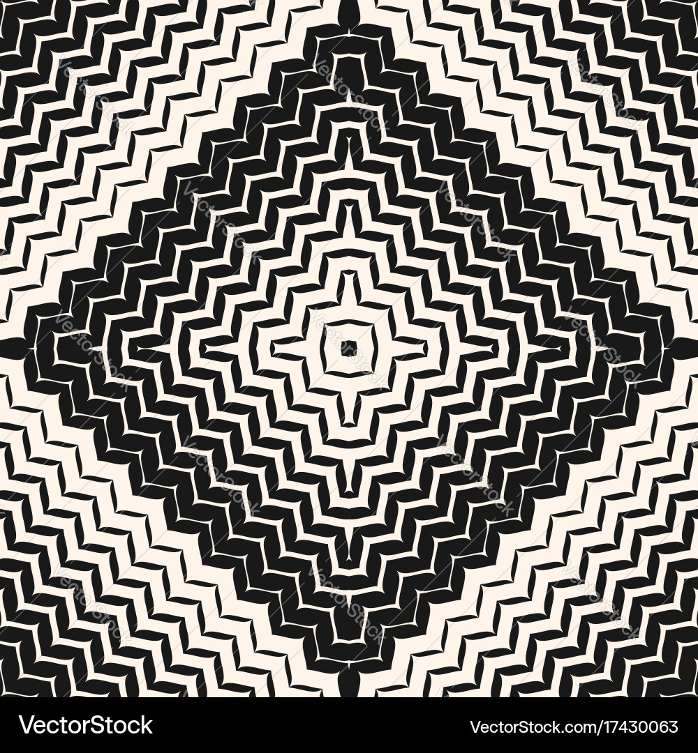 Halftone seamless pattern diagonal zigzag lines Vector Image