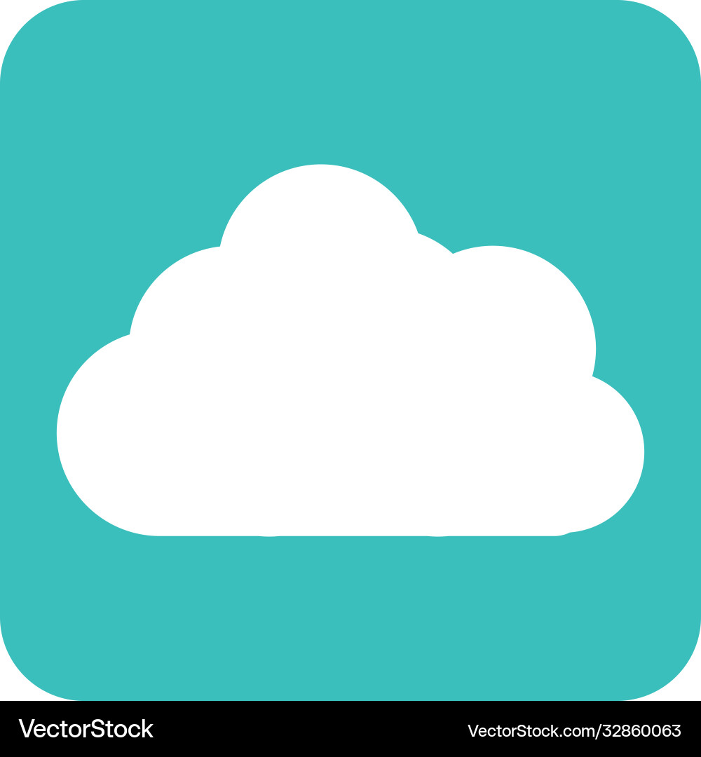 Mobile Anwendung Cloud-Speicherdaten Web-Taste Vektorbild