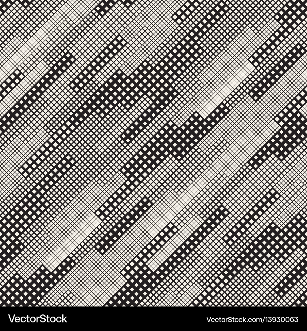 Modern Halftone Square Pattern Vector Image