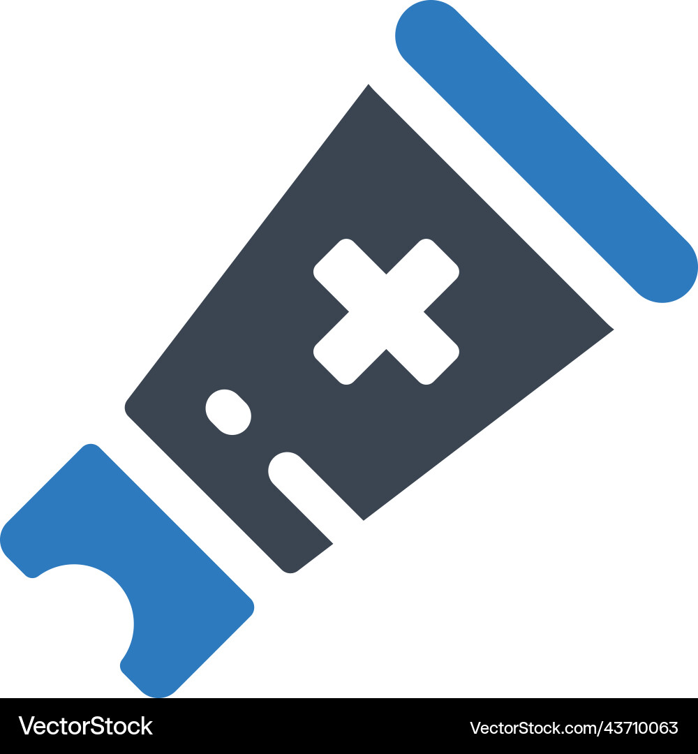 Toothpaste tube icon Royalty Free Vector Image