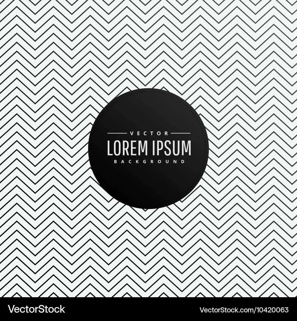 Zigzag Pattern Background vector image
