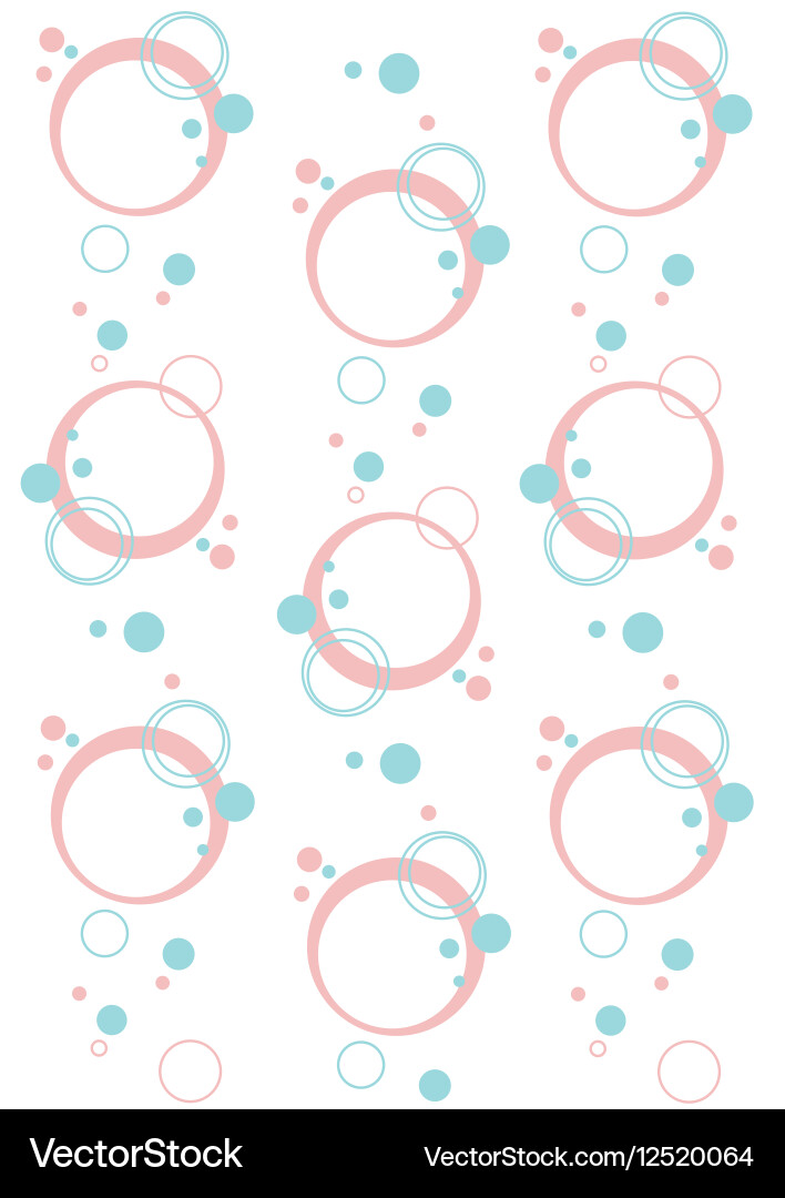 A pattern with circles Vector Image