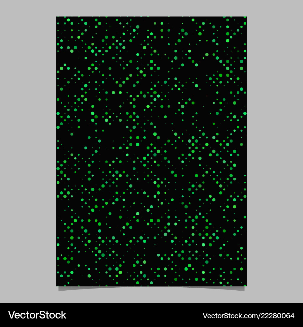 Abstract dot pattern background brochure template vector image