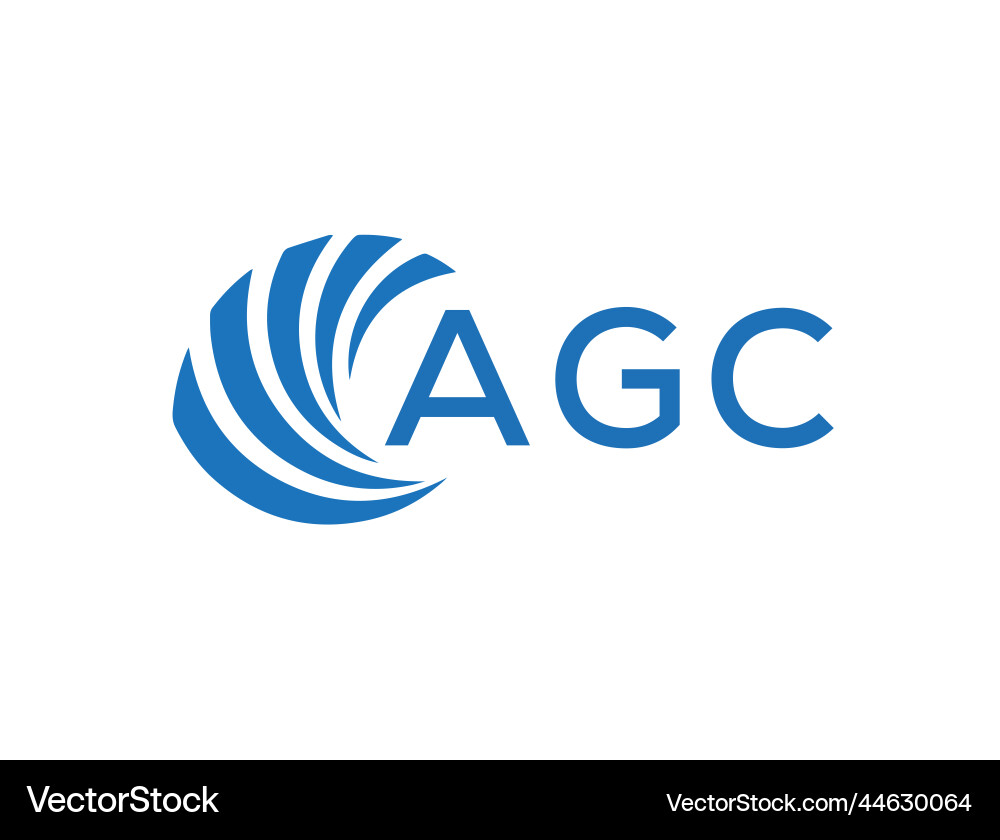 AGC Initial Logo - Abstract Growth Vector Image