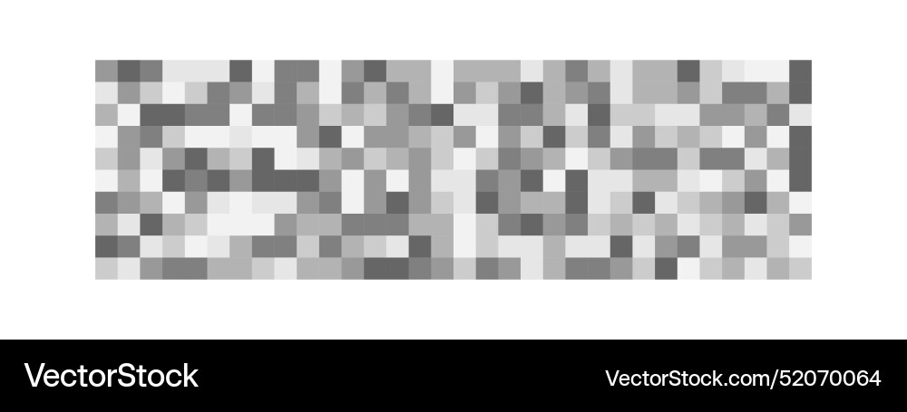 Censor blur texture isolated on white background Censor blur texture isolated on white background vector image