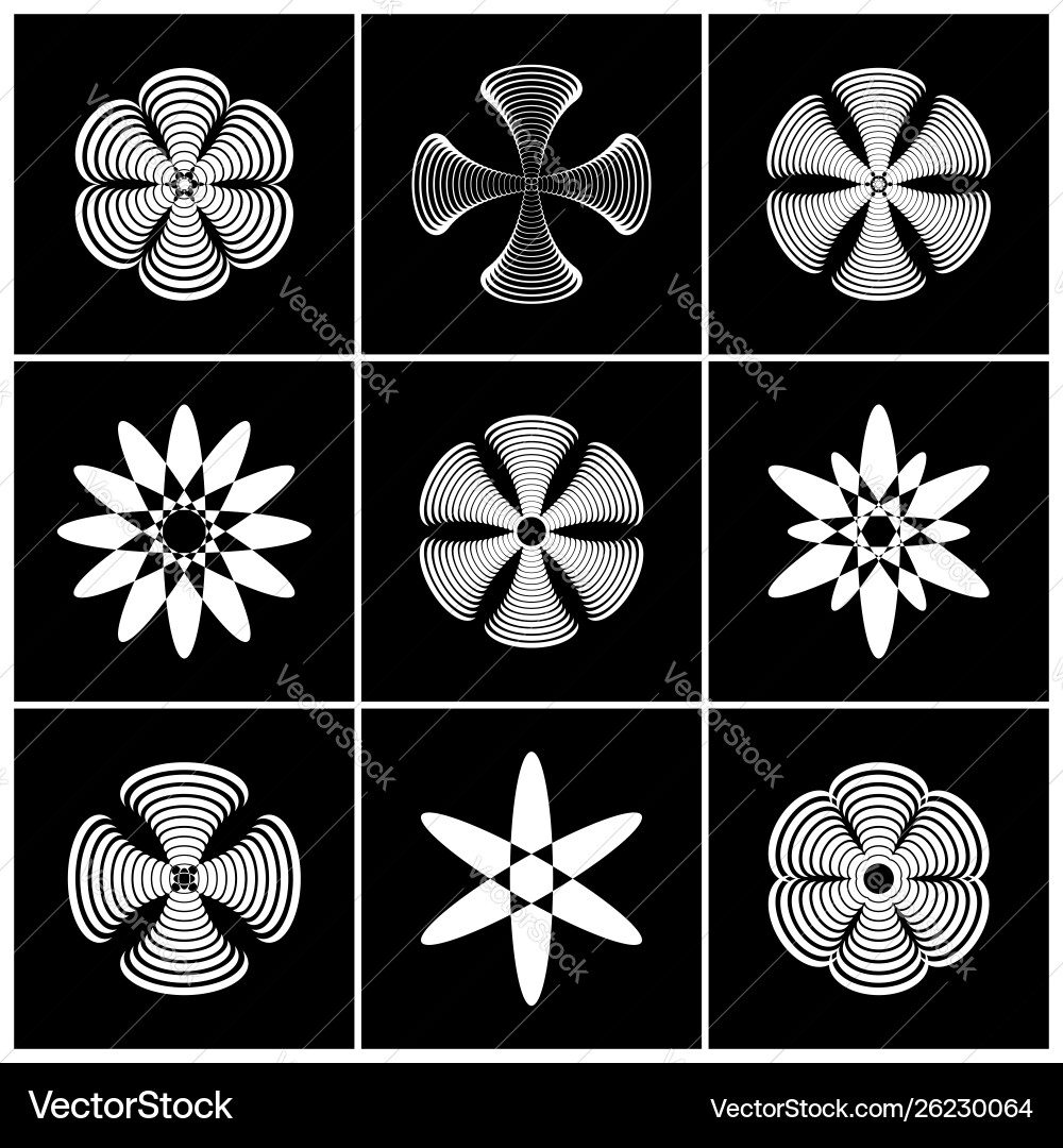 Design elements set Design elements set vector image