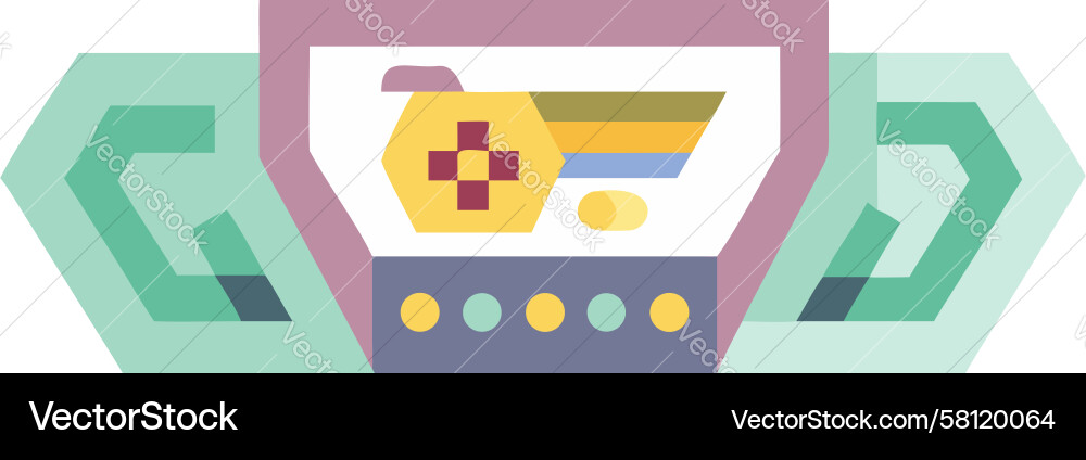 Dynamic Data Stream Icon Vector Image