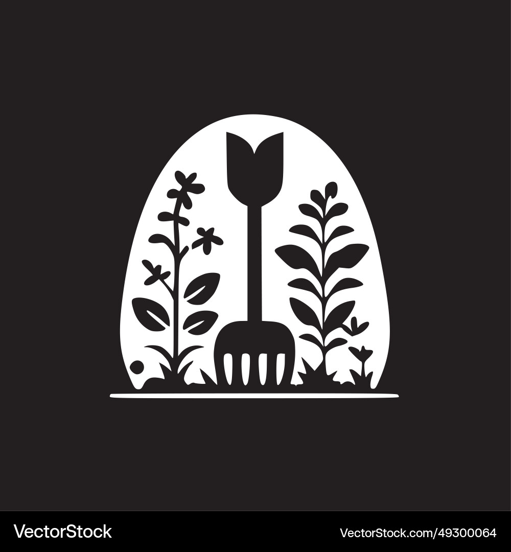 Garten - hochwertiges Logo ideal für T-Shirt Garten - hochwertiges Logo ideal für T-Shirt vektorbild