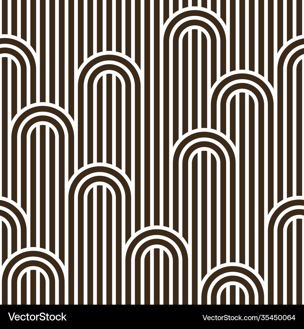 Linear Geometric Tiling Pattern vector image