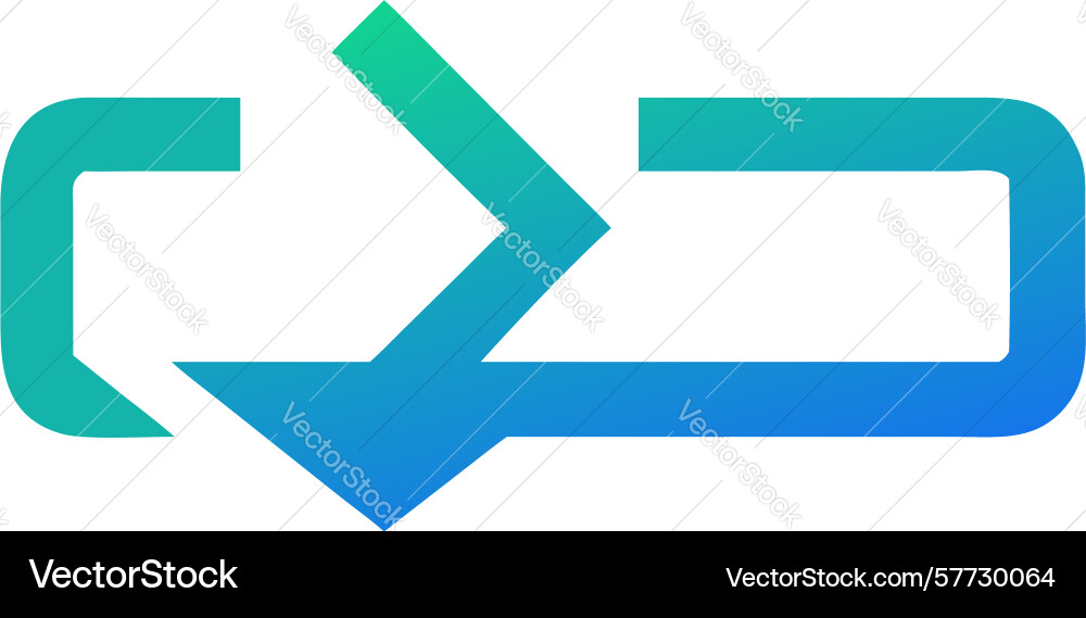 Refresh Loop Symbol Datensynchronisation Symbol vektorbild