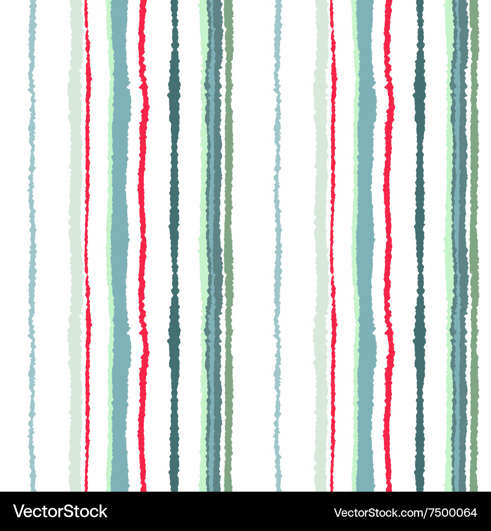 Seamless strip pattern vertical lines with torn vector image