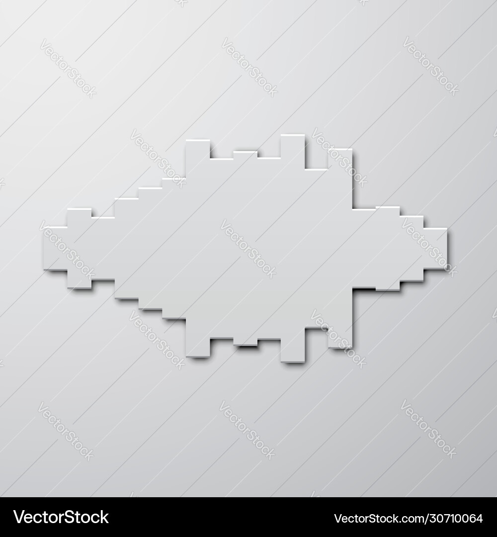 Silhouette sound waveform with shadow Silhouette sound waveform with shadow vector image