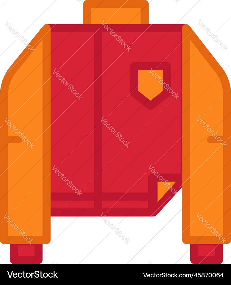 Sport sweater with long sleeve cloth icon Sport sweater with long sleeve cloth icon vector image