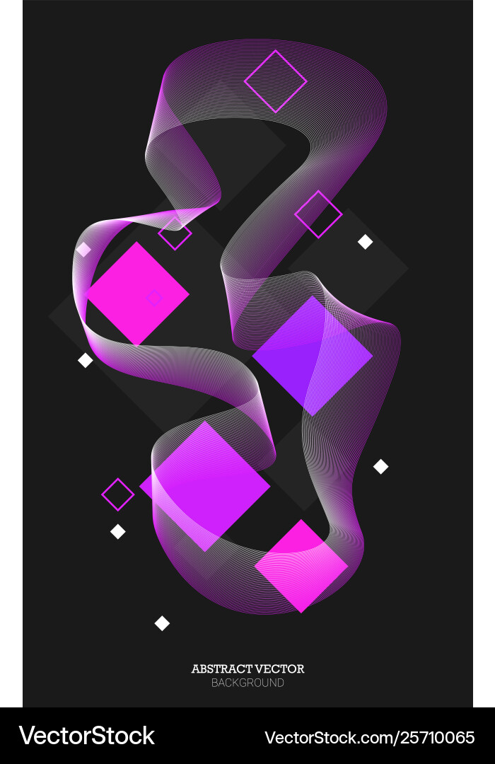 Abstract background with dynamic linear waves Abstract background with dynamic linear waves vector image