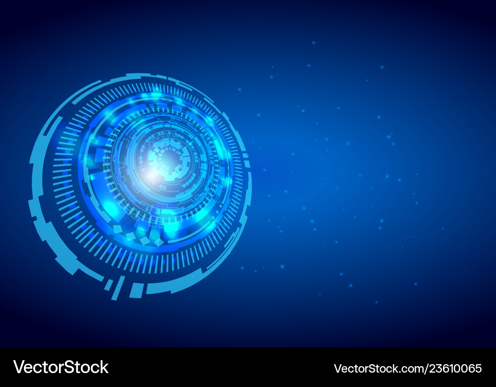 Abstract Technology Circuit Background vector image