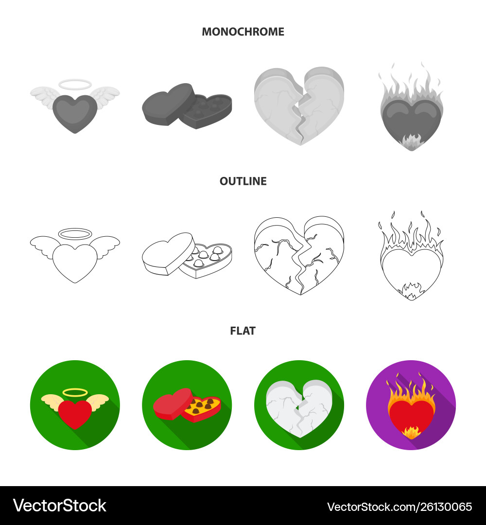 Design abstract and shape sign set vector image
