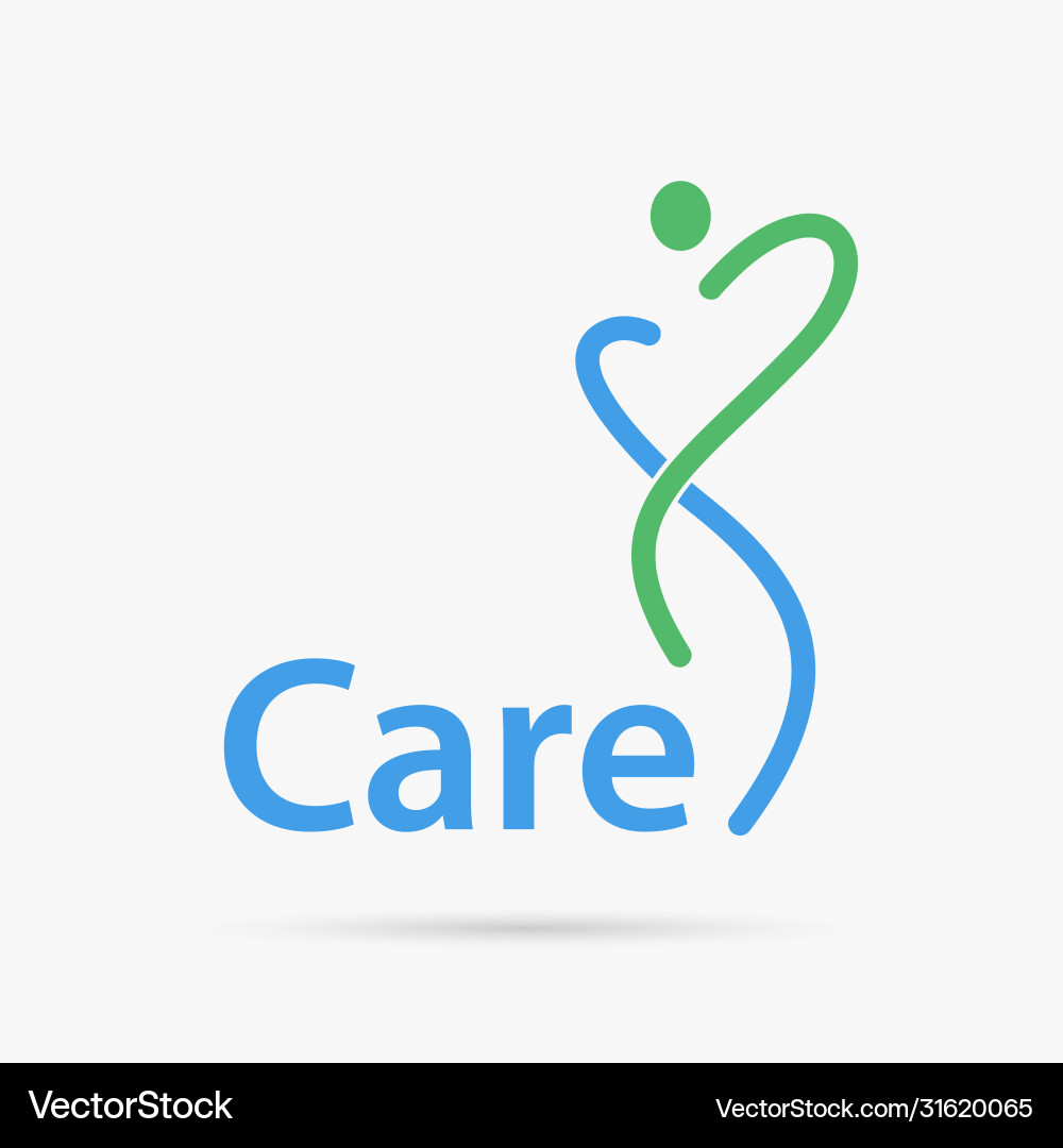 Gesundheit und Schönheit Logo Konzept vektorbild