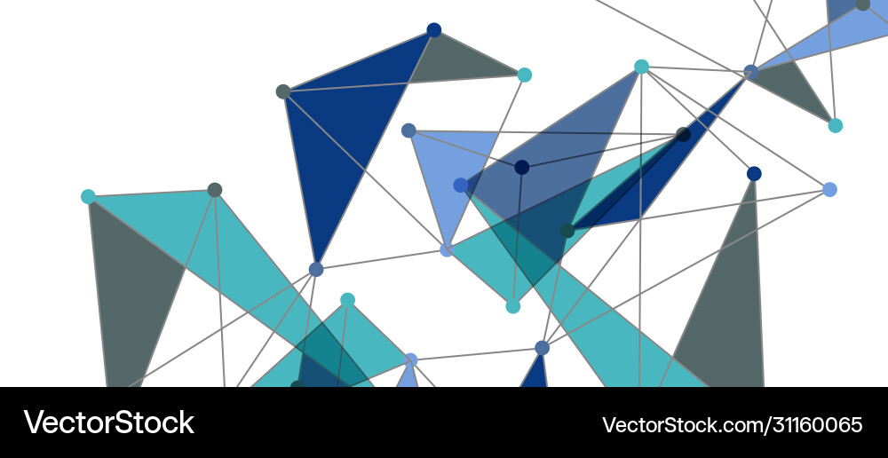 Line points connections triangular technology Line points connections triangular technology Vector Image