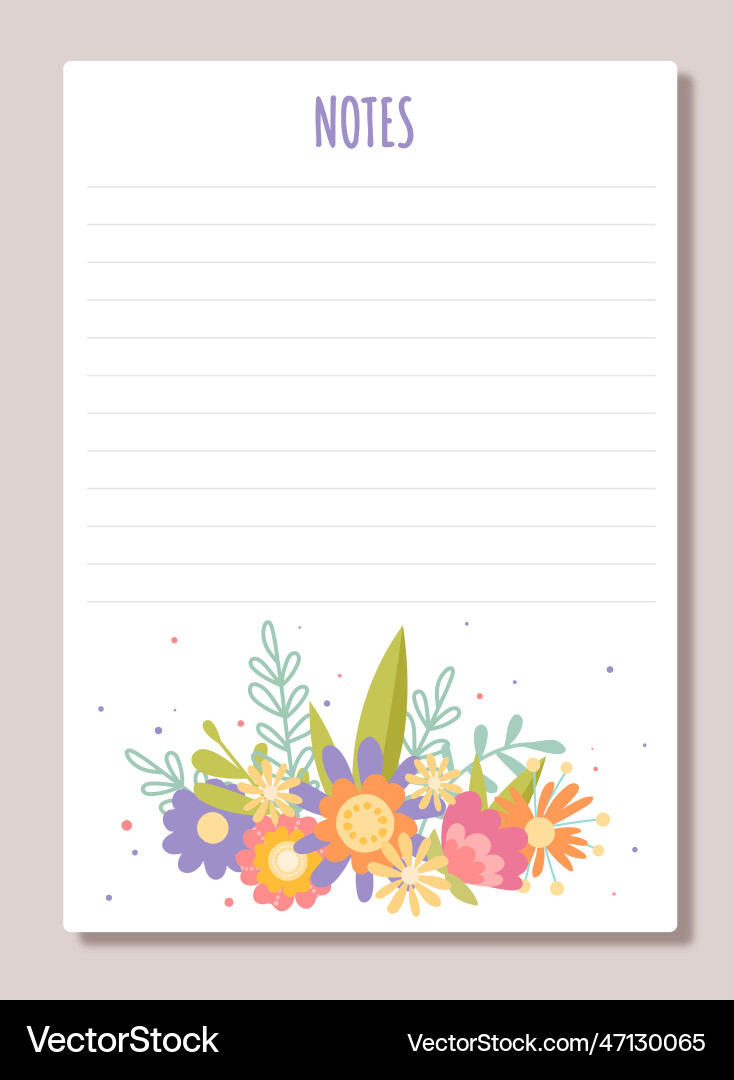 Notebook sheet concept Notebook sheet concept vector image