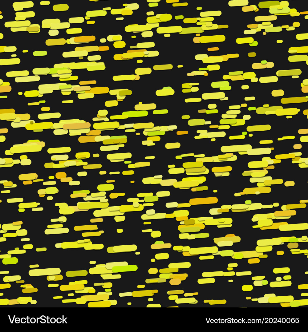 Seamless abstract chaotic rounded stripe pattern vector image