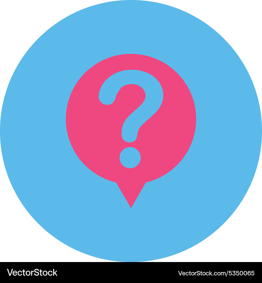Status flat pink and blue colors round button Vector Image