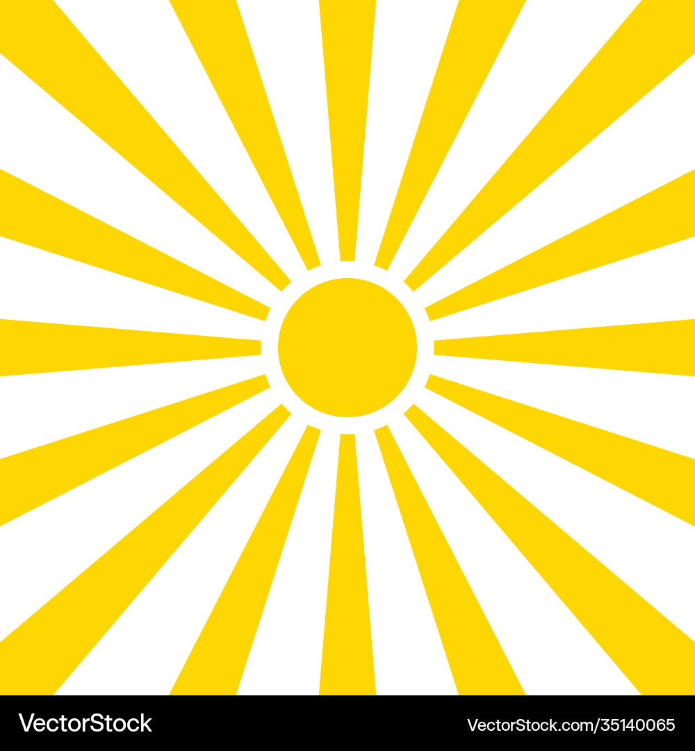 Sun rays summer background design isolated – Royalty-Free Vector |  VectorStock, image size:1000x1080