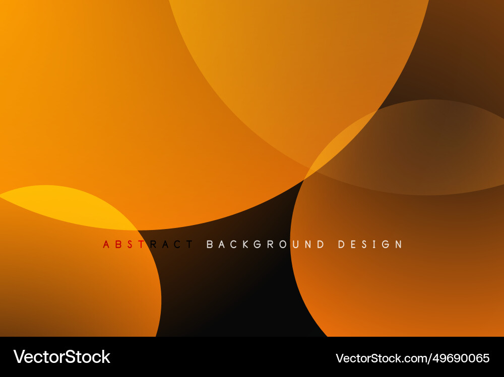 Tech Circles Abstract Background Vector Image