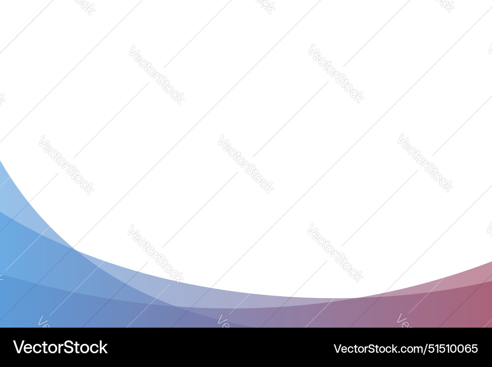Wavy border design with gradient colors Vector Image
