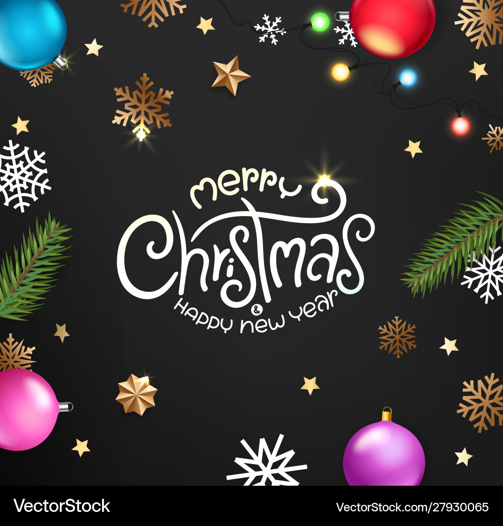 Winter season holidays christmas greeting card Winter season holidays christmas greeting card vector image