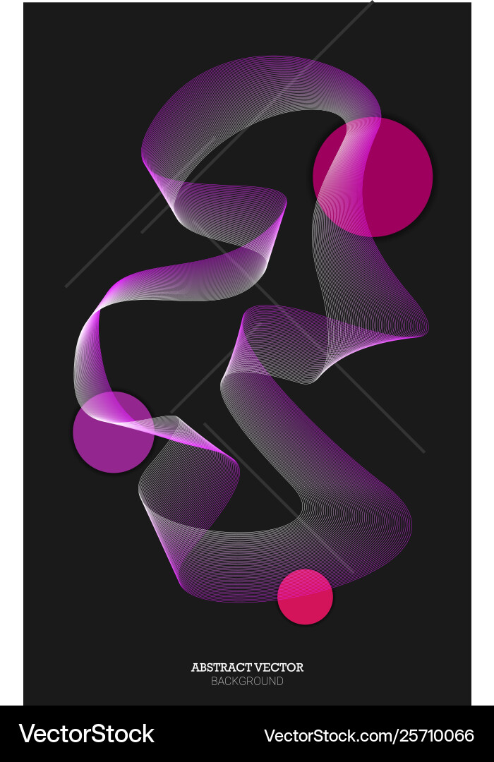 Abstract background with dynamic linear waves Abstract background with dynamic linear waves vector image