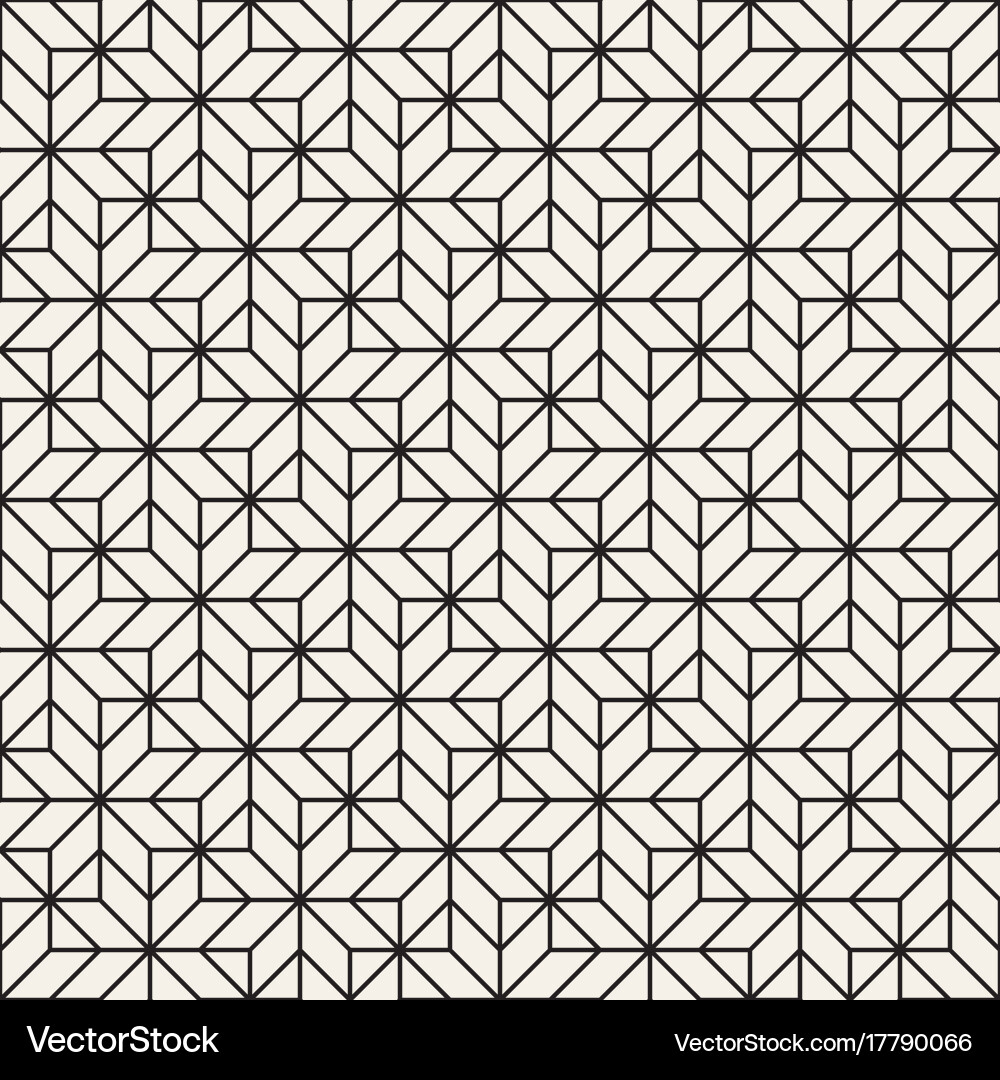 Cross Tiling Pattern vector image